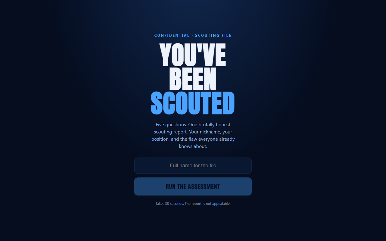 Scouted — what's your rugby persona?